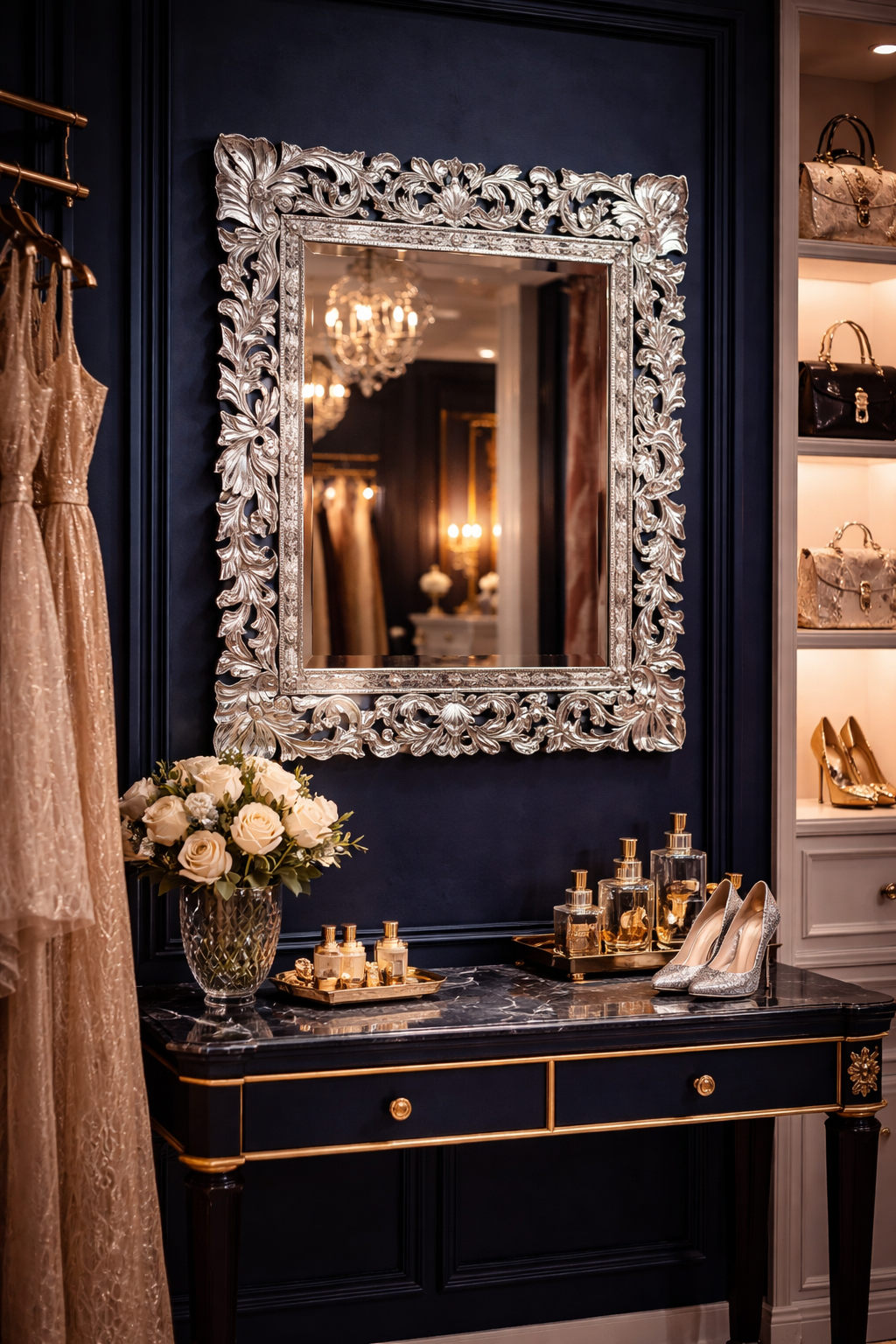 Leafy Border Rectangular Mirror Leafy Border Rectangular Mirror